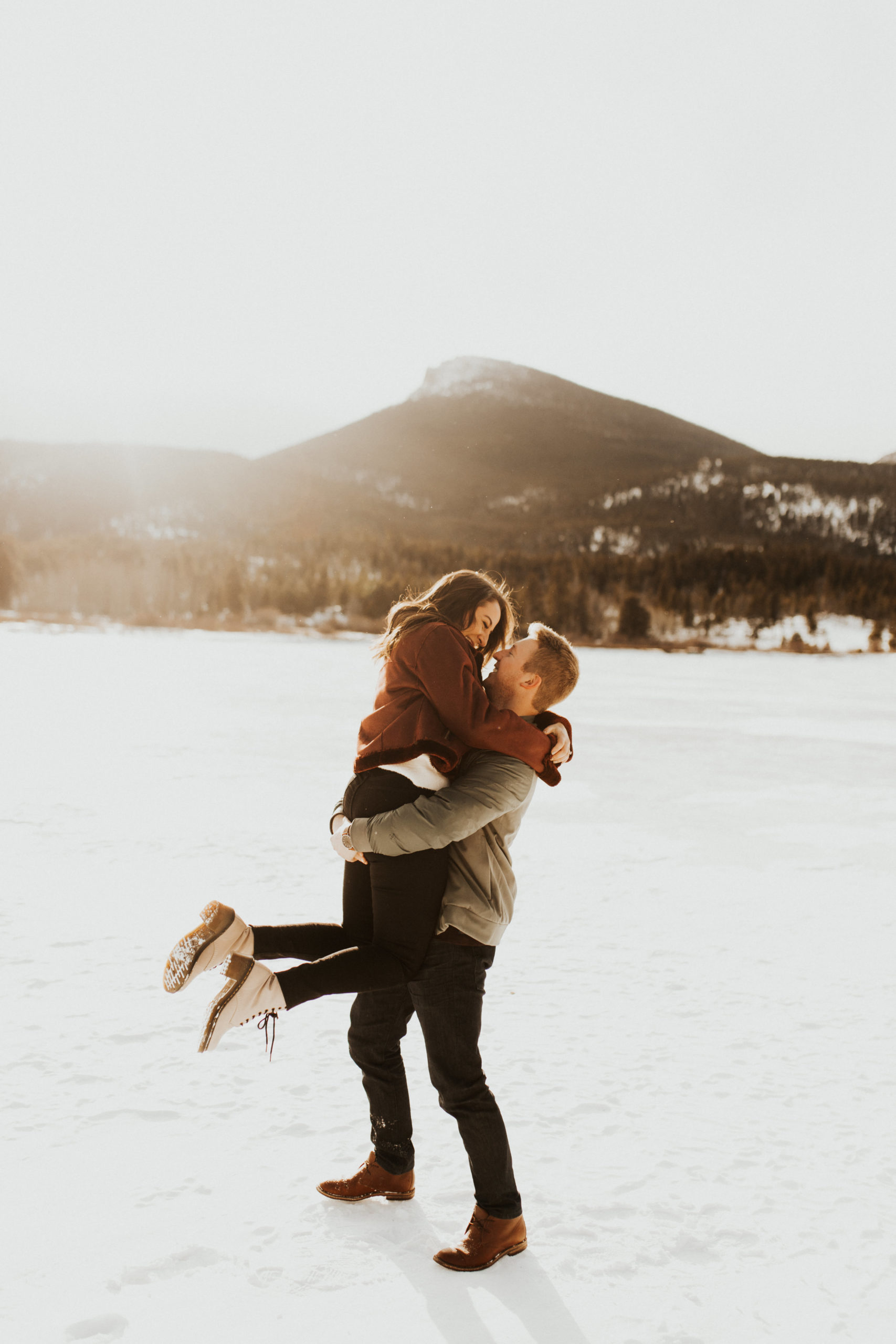 lily lake engagement session